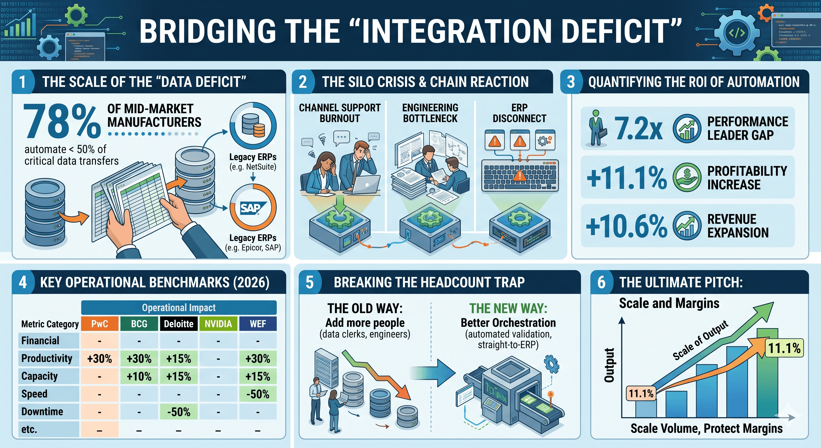 Bridging the "Integration Deficit": Why Mid-Market Manufacturers are Turning to Workflow Automation