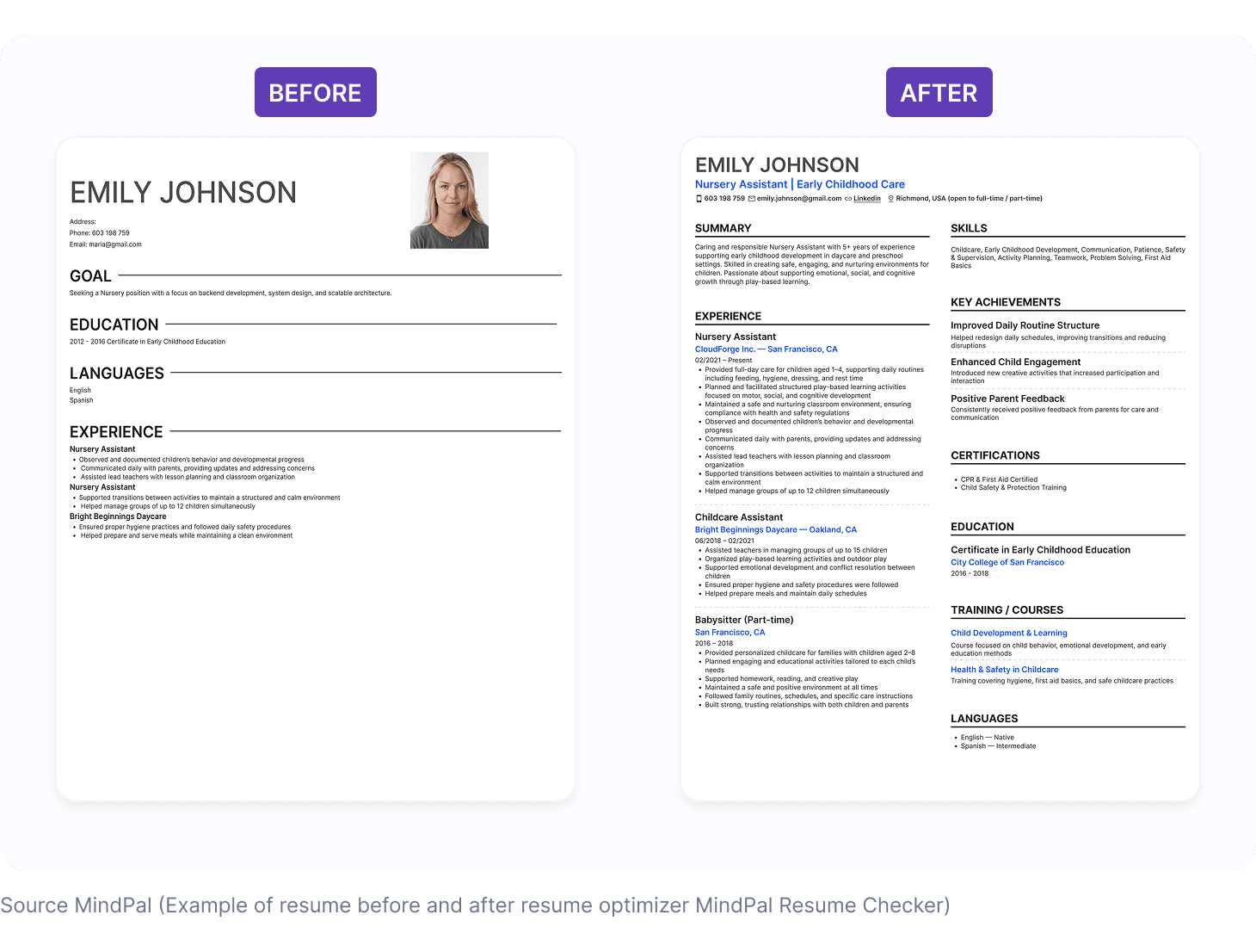 MindPal resume checker score showing 86% after optimization.png